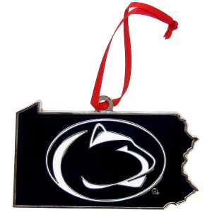 ornament metal PA shape with Penn State Athletic Logo